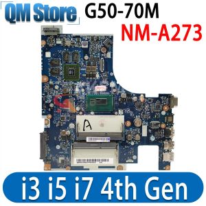 Carte mère pour Lenovo G5070 NMA273 Branche mère d'ordinateur portable avec 3558U 2957U I3 I5 I7 CPU GT820M GT840M GPU Z5070 NMA273