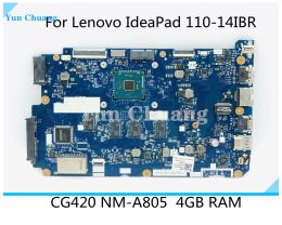 Moederbord voor Lenovo IdeaPad 11014ibr 11015ibr Laptop Moederbord CG420 NMA805 Maineboard met N3060 N3710 CPU 2GB/4GBRAM 100% werk