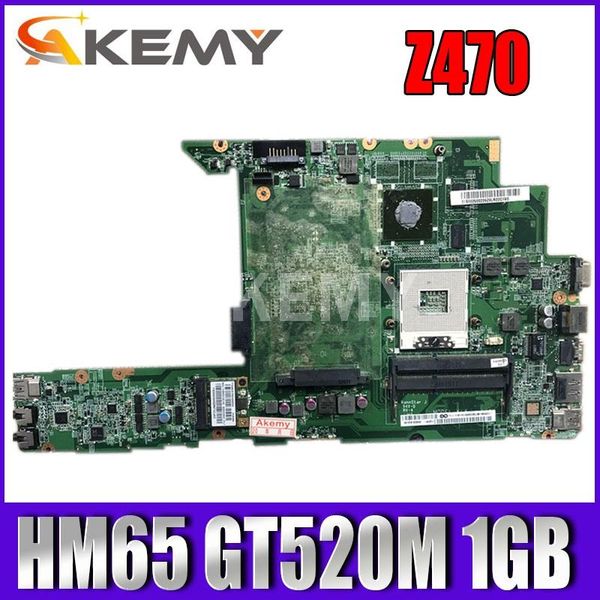 Carte mère pour Lenovo Z470 ordinateur portable Motherboard FRU 90000001 11S90000001 DAKL6EMB6C0 HM65 GT 520M 1GB BOURNAL 100% TESTÉ FAST NAVE FAST