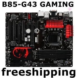 Carte mère pour MSI B85G43 Paming Motherard 32 Go PCIe 3.0 2 * SATA II 4 * SATA III LGA 1150 DDR3 ATX B85 B85 TEST COURT