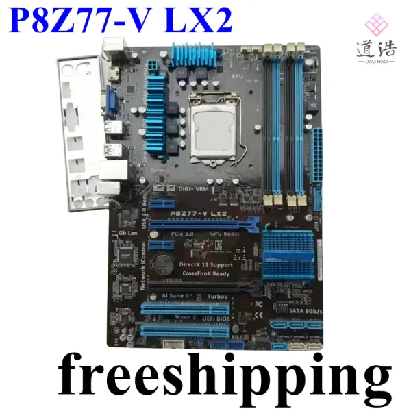 Carte mère pour P8Z77V LX2 Motorard 32 Go LGA 1155 DDR3 ATX Z77 Boîte principale 100% Testé entièrement