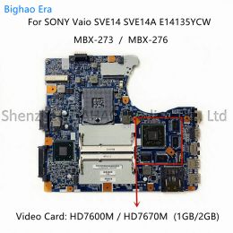 Carte mère pour Sony SVE14 SVE14A MBX273 MBX276 APERDANCE MARRADE avec HD7600M 1GB / 2GB GPU 1P01275008010 A1898130A A1898116A A1924480A