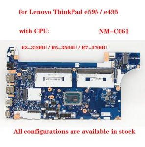 Carte mère FRU 02DM027 02DM026 02DM025 pour Lenovo Thinkpad E595 E495 Branche mère de l'ordinateur portable NMC061