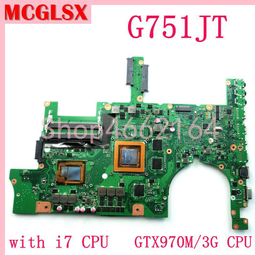 Carte mère G751JT avec i7 CPU GTX970M / 3G GPU ordinateur portable Motorard pour ASUS G751J G751 G751JT G751JY REV2,5 NOTAGE ENFORME MAINELLEMENT TESTÉ OK