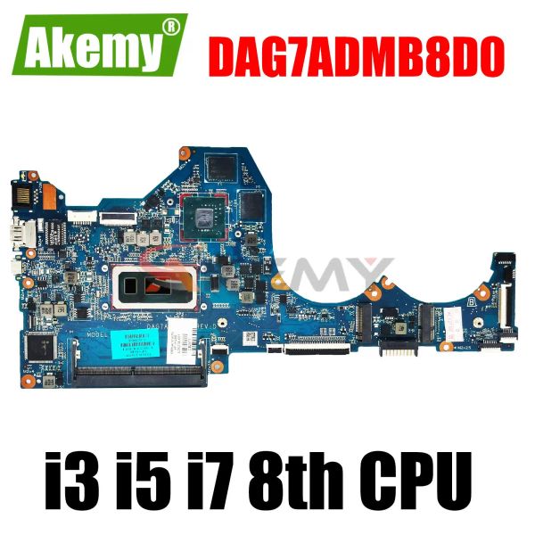 Carte mère G7ad pour HP Pavilion 14CE 14CE0000 TPNQ207 PROBLÈME MONDE LAPTOP L36237601 L36237001 avec i3 I5 I7 CPU DAG7ADMB8D0