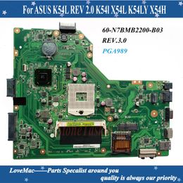 Carte mère de haute qualité 60N7BMB2200B03 pour Asus K54L Rev 2.0 K54L X54L K54C X54H pour ordinateur