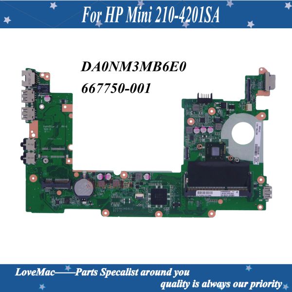 Placa base alta calidad 676909001 para HP Mini 2104201SA la computadora portátil placa base DA0NM3MB6E0 100% probado