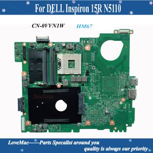Carte mère de haute qualité CN0VVN1W pour Dell Inspiron 15R N5110 ordinateur portable carte mère SLJ4N HM67 0VVN1W 100% testé