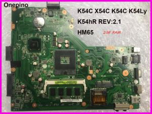 Carte mère K54C pour ordinateur portable Carte mère pour ASUS K54C X54C K54 K54LY K54HR CARTE SYSTÈME 2 Go RAM à bord REV 2.1 TESTÉ TEST