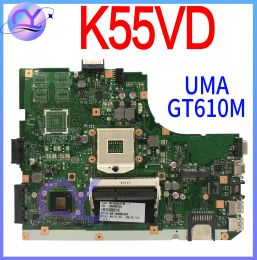 Carte mère K55VD REV: 3,0 Boîte principale pour la carte mère ASUS A55V K55V K55A K55VA avec UMA ou GT610M Support i3 I5 i7 Testé à 100%