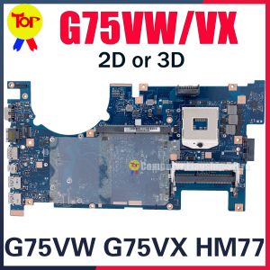 Moederbord kefu G75VW laptop moederbord voor ASUS G75VX G75V G75 HM77 Intel 2D of 3D Mainboard 100% Test Working