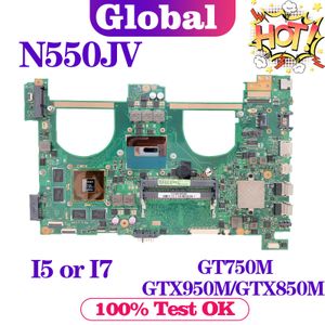 Moederbord kefu N550J Mainboard voor asus N550JV N550JK N550JX G550J G550JK G550JX Laptop Motherboard I5 i7 4e GT750M GTX850M GTX950M