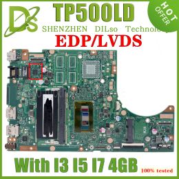 Carte mère KEFU TP500LN Boîte principale pour ASUS TP500 TP500L TP500LD TP500LA R554L R554LA ordinateur portable CPU CPU i3 i5 i74500U 4GB EDP ou LVDS