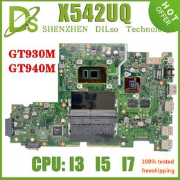 Carte mère Kefu Vivobook 15 X542UN Board Main pour ASUS X542UR X542UQ X542UF A580U X542UQR FL8000U MotherBoad avec i3 i5 i5 i7 100% entièrement