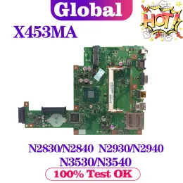 Carte mère KEFU X453M Boîte principale pour ASUS X453MA P453MA F453MA PROBLÈME MONDE MONDE N2830 / N2840 N2930 / N2940 N3530 / N3540 REV: 2,0 DDR3L