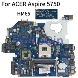 Placa base kocoqin portátil para la computadora portátil para Acer Aspire 5750 5750g ParrleBarde P5We0 LA6901P MBRFF02005 HM65