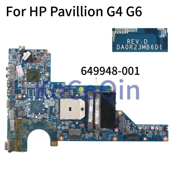 Carte mère Kocoqin ordinateur portable carte mère pour HP Pavillion G4 G41000 G61000 G7 AMD Boîte principale 649948001 649948501 DA0R23MB6D0 DA0R23MB6D1