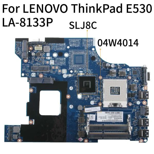 Carte mère Kocoqin ordinateur portable carte mère pour Lenovo Thinkpad Edge E530 HM77 Boîte Main 04W4014 Qile2 LA8133P SLJ8C DDR3