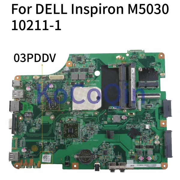 Placa base kocoqin la computadora portátil para Dell Inspiron M5030 Core AMD ParrleBorda CN03PDDV 03PDDV 102111 48.4EM18.011