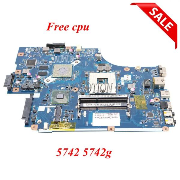 Placa base LA5893P LA5894P LA5891P MBWJR02001 Para Acer Aspire 5741 5742 5742g Laptop Papilboard HD 5470M/GT320M/GT420M CPU I3 gratis