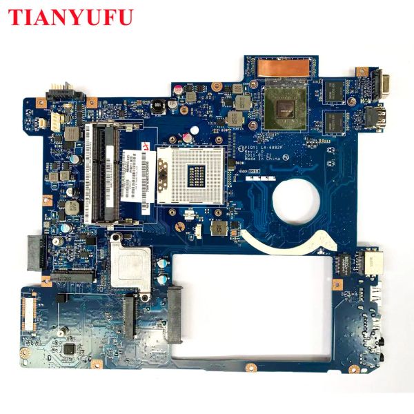 Placa base LA6882P para Lenovo Y570 Laptop Motherboard Piqy1 LA6882P Rev: 2.0 con GeForce GT555M 1 GB Graphics Tark Board 100% probado