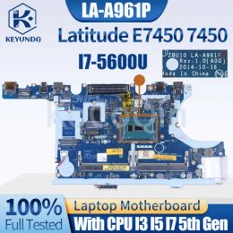 Moederbord LAA961P voor Dell Latitude E7450 7450 Notebook Maineboard LAA961P 0R1VJD 0420PP I35010U I55300U I75th Gen Laptop Moedertop