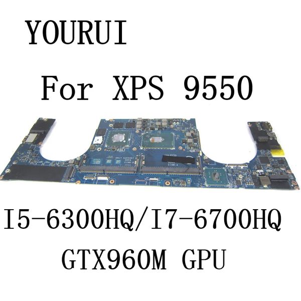 Carte mère LAC361P pour Dell XPS 15 9550 Branche mère d'ordinateur portable avec I56300HQ / I76700HQ CPU et GTX960M GPU CN0Y9N5X