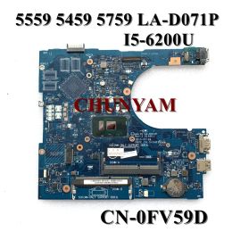 Carte mère LAD071P I56200U pour Dell Inspiron 15 5559 5459 5759 Lipte-carte mère CN0FV59D FV59D