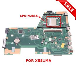 Moederbord laptop moederbord voor ASUS F551MA R512MA X551 X551M X551MA MACHTBOUDEN REV: 2.0 met N2815 CPU aan boord DDR3