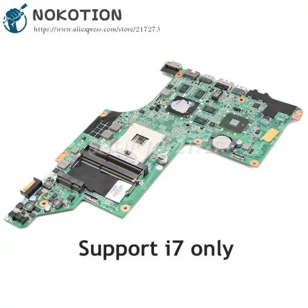 Carte mère de la carte mère Carte mère pour HP Pavilion DV6 DV63000 Maisseur DDR3 HD5650 1GB Prise en charge i7 CPU seulement 630278001 592816001 615278001