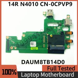 Placa base portátil USB Audio Board para Dell Inspiron 14R N4010 CPVP9 0CPVP9 CN0CPVP9 DAUM8TB14D0 100% Funcionando