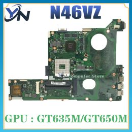 Moederbord Mainboard N46V N46VB N46VJ N46VM N46VZ LAPTOP MOETBORD HM76 GT630M GT635M DDR3 DDR3 Hoofdbord 100% Test OK