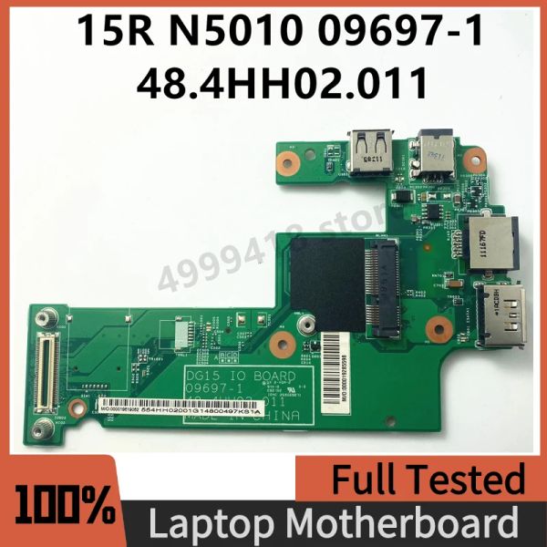 Placa base nueva para Dell Inspiron 15R N5010 laptop DG15 IO 096971 48.4HH02.011 IO USB DC Jack DCIN Power Adapter WLAN Network Board