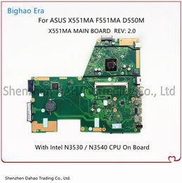 Placa base nuevo original para asus x551ma x551m placa base con Intel N2815/N2840/N3540 CPU DDR3 X551MA ParrleBard 100% Totalmente probado