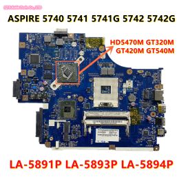 Placa base NEW70 LA5891P LA5893P LA5894P para Acer Aspire 5740 5741 5741G 5742 5742g Motor de la computadora portátil con HD5470M GT320M GT420M GT540M