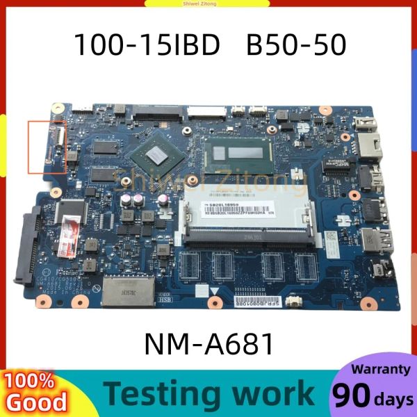 Carte mère NMA681 pour Lenovo IdeaPad 10015ibd B5050 Liptop Mother Board avec i35005U i55200U i75500U 3205U CPU 0GB / 2GBRAM 100% testé