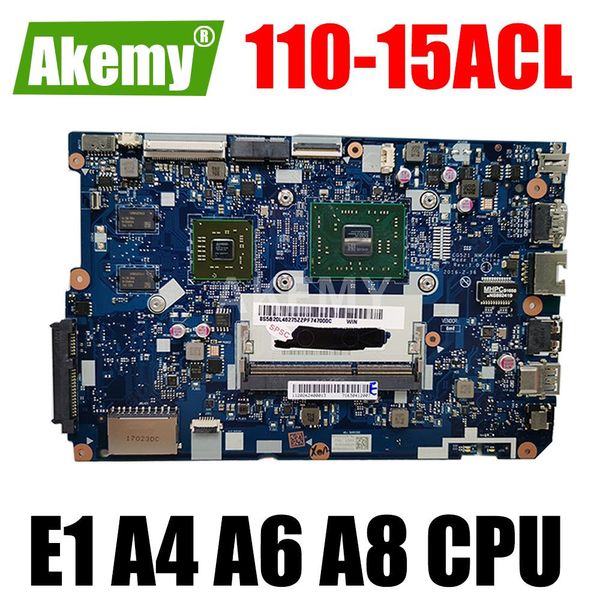 Carte mère NMA841 Carte mère pour Lenovo IdeaPad 11015ACl Boîtier mère de carte mère avec E1 A4 A6 A8 AMD CPU V2GB GPU