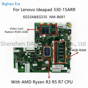 Placa base NMB681 para Lenovo IdeaPad 33015ARR la computadora portátil Motorlea con R32200 R52500 R7 CPU 4GBram 2GBGPU DDR4 FRU: 5B20R34269 5B20R56768