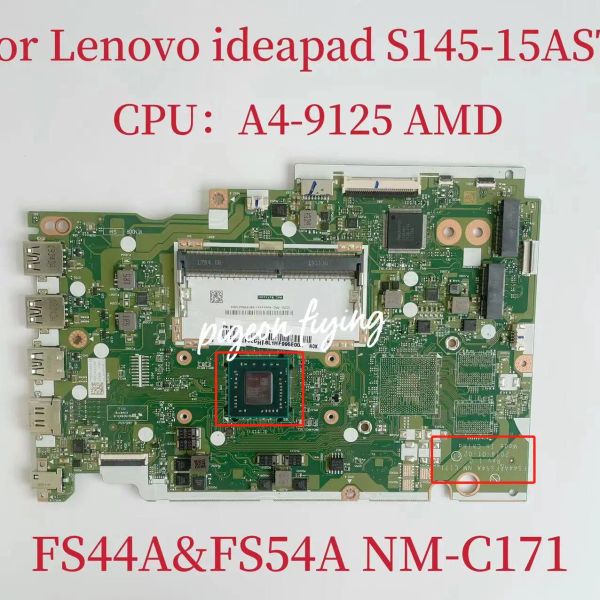 Placa base NMC171 Parrleja principal para Lenovo IdeaPad S14515ast Laptop Motorboxboard 81n3 CPU: A49125 AMD FRU: 5B20S41908 5B20S41907 100% PRUEBA OK OK