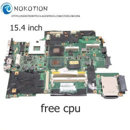 NOKOTION DE LA FORCE MARRIÉE 42W7653 pour Lenovo Thinkpad T61 T61P ordinateur portable Motherboard 44C3931 42W7877 15,4 965pm DDR2 FX570M GPU CPU GRATUIT