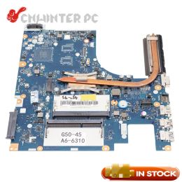 Moederbord nokotion 5b20F77239 voor Lenovo G50 G5045 laptop moederbord ACLU5/ACLU6 NMA281 A66310 CPU met koellichaam DDR3