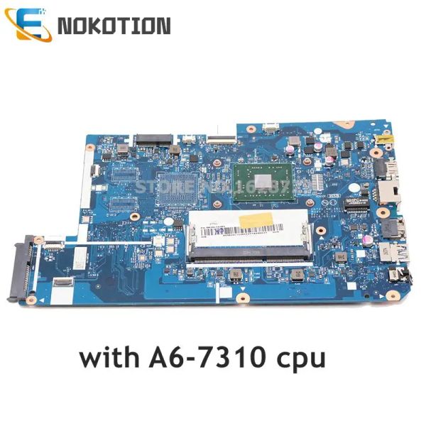 Motorboard Nokotion 5B20L72492 para Lenovo 11017ACL Laptop Motherboard CG721 NMA911 Tablero principal A67310 CPU DDR3 Prueba completa