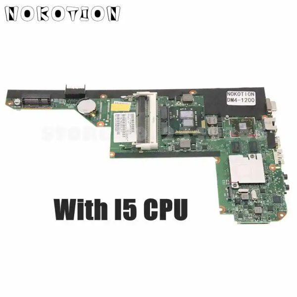 Motherboard Nokotion 6050A2371701 MBA01 630713001 630714001 La portada de la computadora portátil para HP Pavilion DM4 DM41000 HM55 DDR3 HD 5470 GPU con I5