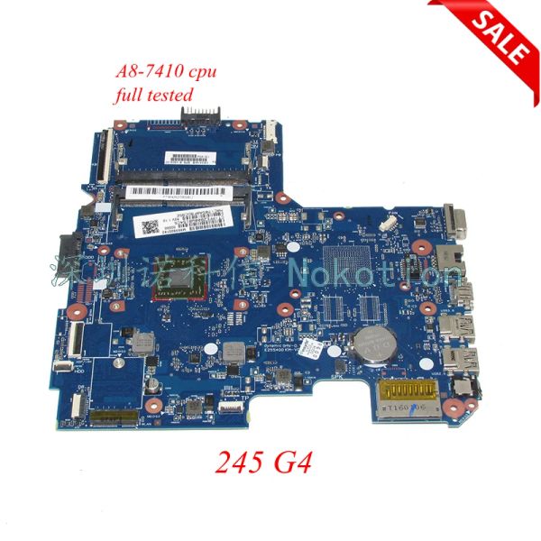 Nokotion de carte mère 814509001 carte mère pour ordinateur portable pour HP 245 G4 MentOS106050A2731601MBA01 Board principal avec CPU A87410 à bord