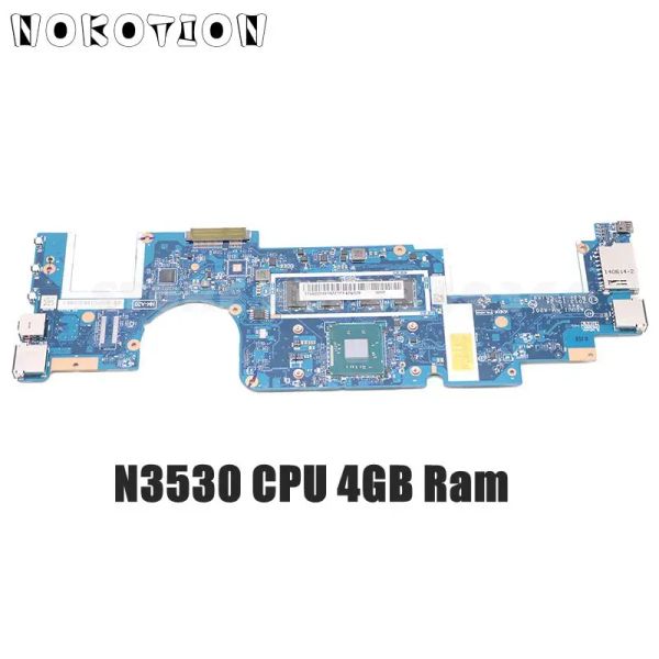 Motorboard Nokotion NUEVO AIUU1 NMA201 Tablero principal para Lenovo Yoga 2 11 Laptop Motherboard SR1W2 N3530 CPU 4GB RAM