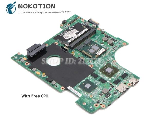 Nokotion de la carte mère pour Dell Inspiron 14R N4010 ordinateur portable Motherboard HM57 DDR3 HD5650M 1GB CPU GRATUIT DAUM8CMB8C0 CN0951K7 0951K7