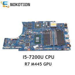 Motherboard Nokotion para Dell Inspiron 155567 5567 portátil portátil BAL20 LAD801P CN02PVGT 02PVGT SR2ZU I57200U CPU R7 M445 GPU DDR4
