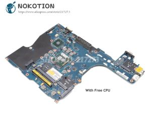 Nokotion de la carte mère pour Dell Latitude E6510 Ordinateur Motherboard CN0NCKGK 0NCKGK CN0WJ1RV NAL20 LA5571P QM57 DDR3 CPU GRATUIT