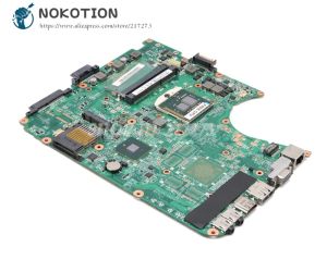 Placa base Nokotion Laptop placa base para Toshiba Satellite L655 Tablero principal A000075380 A000075480 DA0BL6MB6G1 HM55 DDR3 CPU gratis