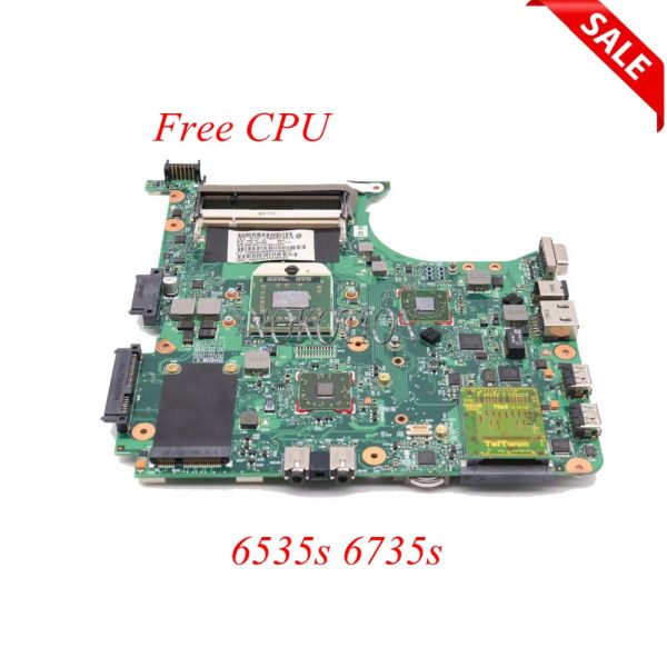 Carte mère nokotion ordinateur portable carte mère pour HP Compaq 6535S 6735S 494106001 Socker S1 DDR2 Board principal CPU gratuit